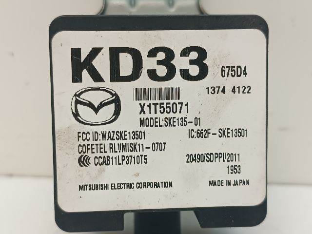 bontott MAZDA 6 Kulcs Nélküli Nyitás Jeladó