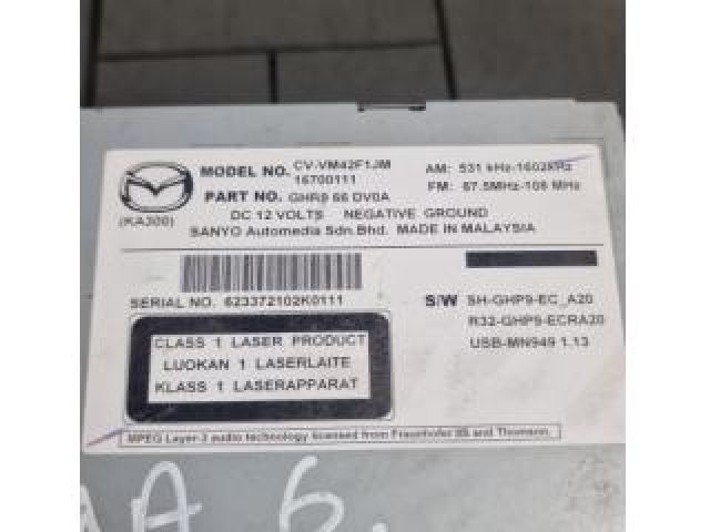 bontott MAZDA 6 Navigációs Fejegység