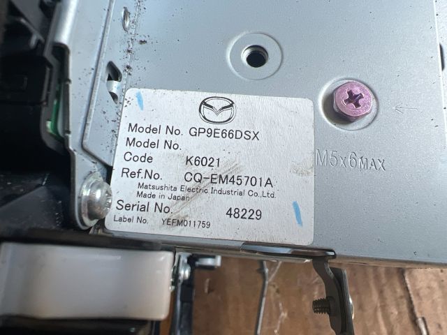 bontott MAZDA 6 Rádió / CD