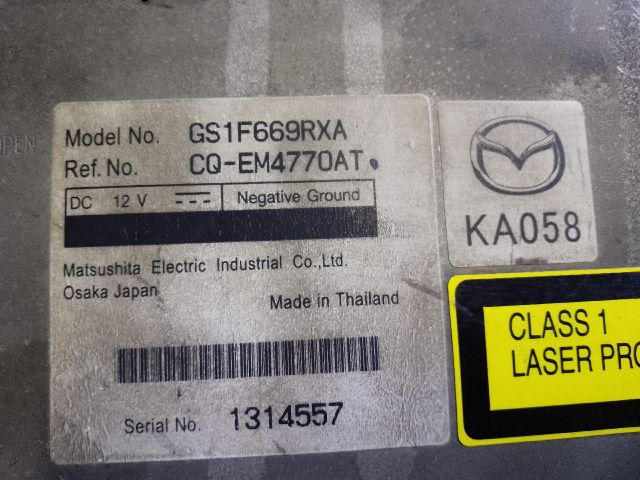 bontott MAZDA 6 Rádió / CD