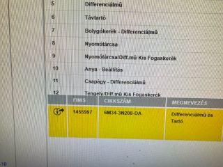 bontott MAZDA BT-50 Első Differenciálmű