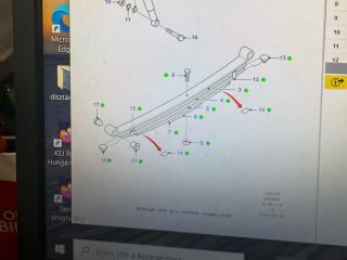bontott MAZDA BT-50 Hátsó Rugó