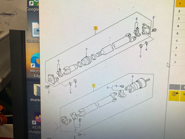 bontott MAZDA BT-50 Kardántengely