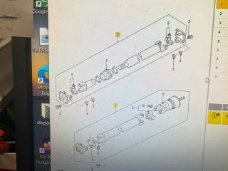 bontott MAZDA BT-50 Kardántengely