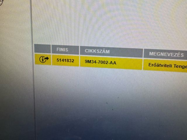 bontott MAZDA BT-50 Váltó (Mechanikus)