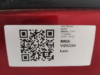 bontott MAZDA CX-3 Bal hátsó Ajtó (Üres lemez)