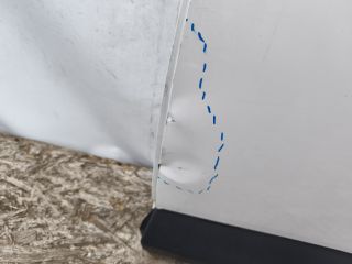 bontott MAZDA CX-3 Bal hátsó Ajtó (Üres lemez)