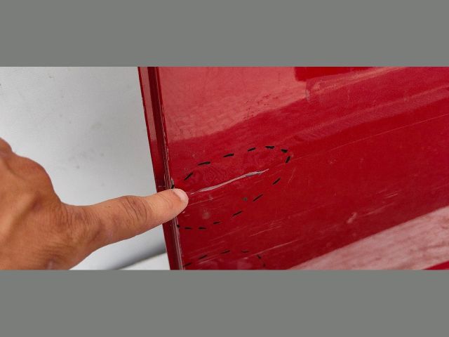 bontott MAZDA CX-3 Bal hátsó Ajtó (Üres lemez)