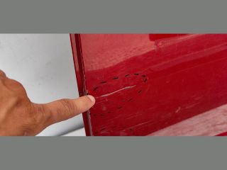 bontott MAZDA CX-3 Bal hátsó Ajtó (Üres lemez)