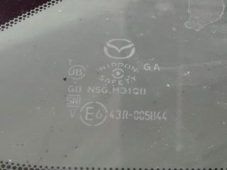 bontott MAZDA CX-3 Jobb C Oszlop Oldalablak Üveg