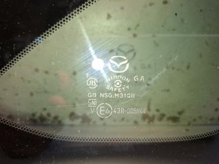 bontott MAZDA CX-3 Jobb C Oszlop Oldalablak Üveg