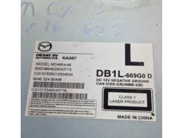 bontott MAZDA CX-3 Rádió / CD