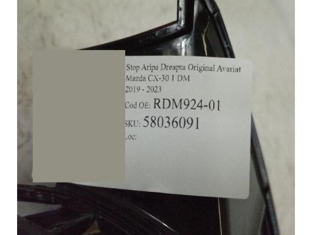 bontott MAZDA CX-30 Jobb Hátsó Lámpa