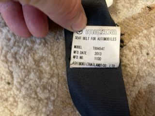 bontott MAZDA CX-5 Bal hátsó Biztonsági Öv