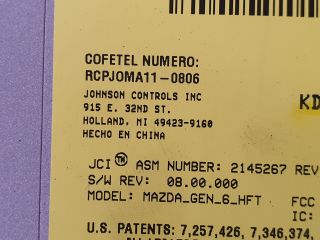 bontott MAZDA CX-5 Bluetooth Elektronika