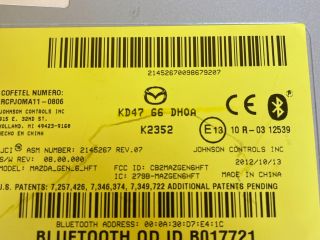 bontott MAZDA CX-5 Bluetooth Elektronika