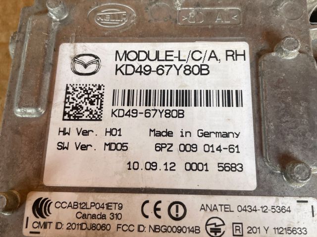 bontott MAZDA CX-5 Holttérérzékelő