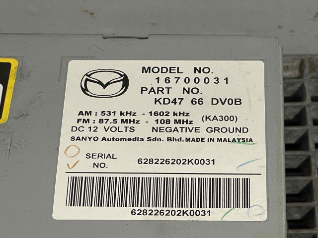 bontott MAZDA CX-5 Rádió / CD