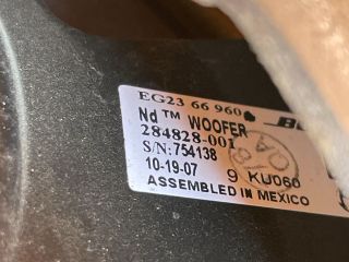 bontott MAZDA CX-7 Bal első Hangszóró