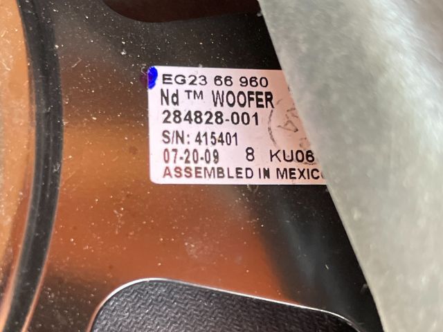 bontott MAZDA CX-7 Bal első Hangszóró