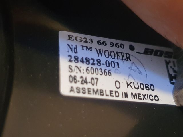 bontott MAZDA CX-7 Jobb első Hangszóró