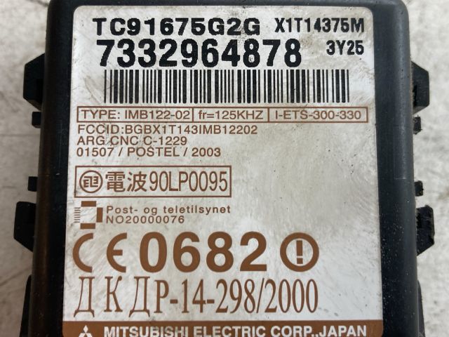 bontott MAZDA MPV Immobilizer Elektronika