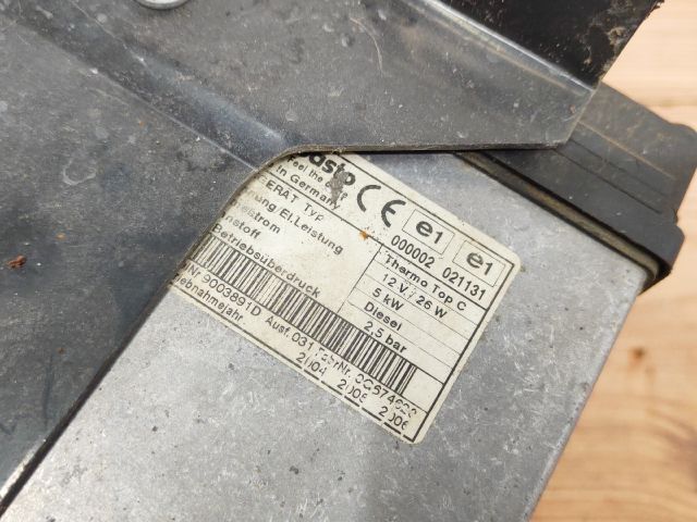 bontott MAZDA MPV Állófűtés (Részeivel)