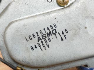 bontott MAZDA MPV Hátsó Ablaktörlő Motor