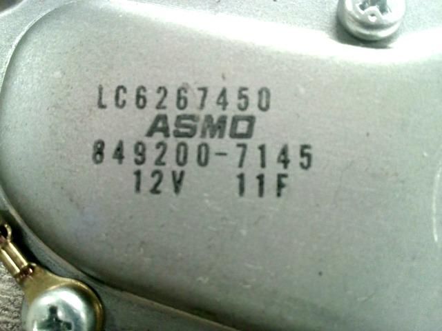 bontott MAZDA MPV Hátsó Ablaktörlő Motor