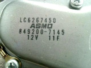 bontott MAZDA MPV Hátsó Ablaktörlő Motor