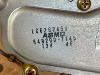 bontott MAZDA MPV Hátsó Ablaktörlő Motor