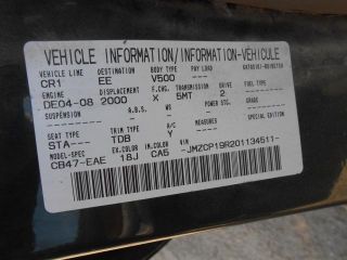 bontott MAZDA PREMACY Motor (Fűzött blokk hengerfejjel)