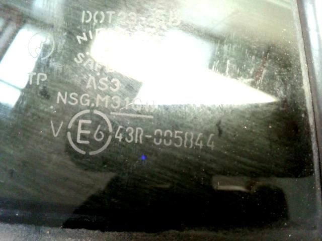 bontott MAZDA PREMACY Bal C Oszlop Oldalablak Üveg