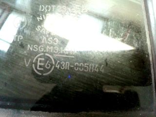 bontott MAZDA PREMACY Bal C Oszlop Oldalablak Üveg