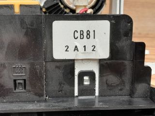 bontott MAZDA PREMACY Fűtéskapcsoló (manuális klímás)