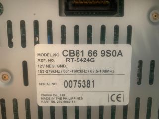 bontott MAZDA PREMACY Rádió / CD