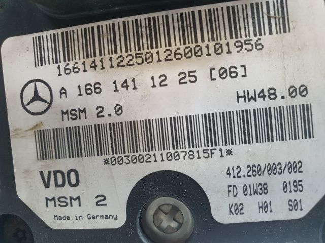 bontott MERCEDES-BENZ A-CLASS Fojtószelep (Elektromos)