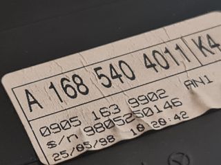 bontott MERCEDES-BENZ A-CLASS Kilométeróra