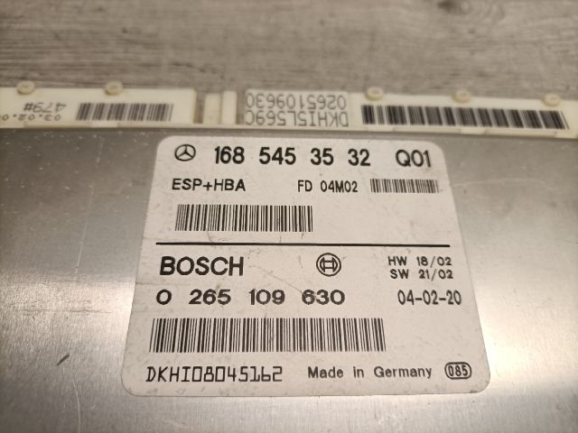 bontott MERCEDES-BENZ A-CLASS Menetstabilizátor Elektronika