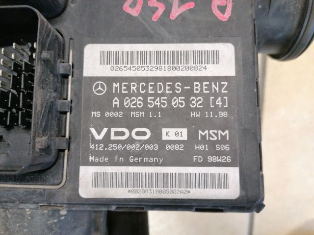 bontott MERCEDES-BENZ A-CLASS Motorvezérlő