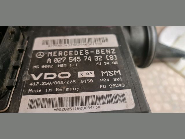 bontott MERCEDES-BENZ A-CLASS Motorvezérlő