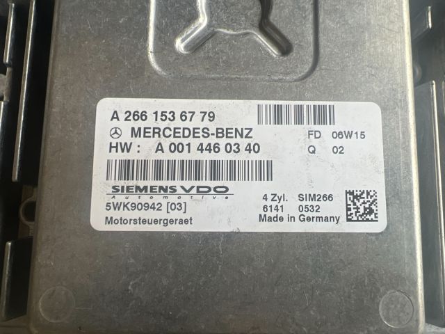 bontott MERCEDES-BENZ A-CLASS Motorvezérlő
