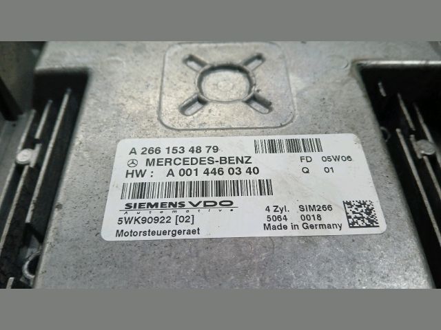 bontott MERCEDES-BENZ A-CLASS Motorvezérlő