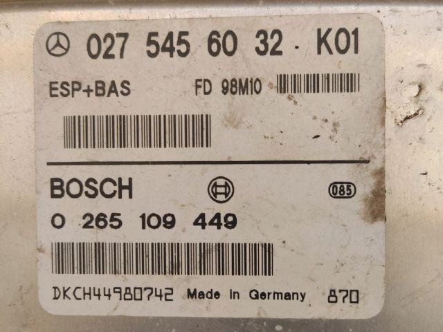 bontott MERCEDES-BENZ A-CLASS Kipörgésgátló Elektronika