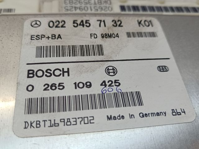 bontott MERCEDES-BENZ A-CLASS Menetstabilizátor Elektronika