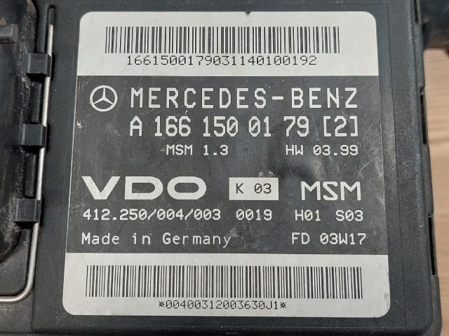 bontott MERCEDES-BENZ A-CLASS Motorvezérlő