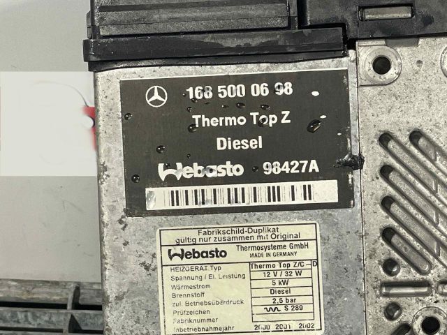 bontott MERCEDES-BENZ A-CLASS Állófűtés Szivattyú (Elektromos)