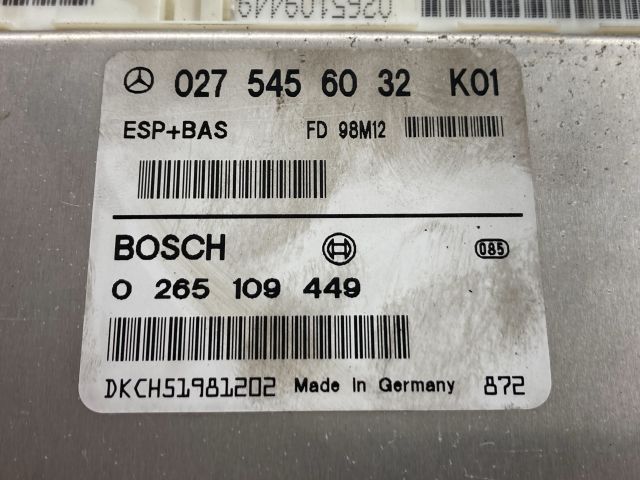 bontott MERCEDES-BENZ A-CLASS Menetstabilizátor Elektronika