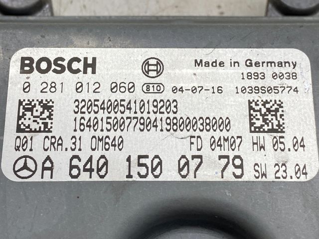 bontott MERCEDES-BENZ A-CLASS Motorvezérlő