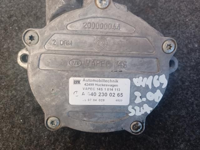 bontott MERCEDES-BENZ A-CLASS Vákumpumpa